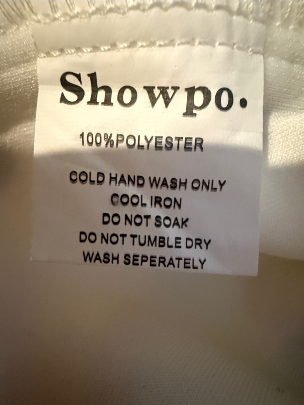 Showpo Karine Off-Shoulder White Polka Dot Mini Dress Size US 4 BRAND NEW - Picture 4 of 4